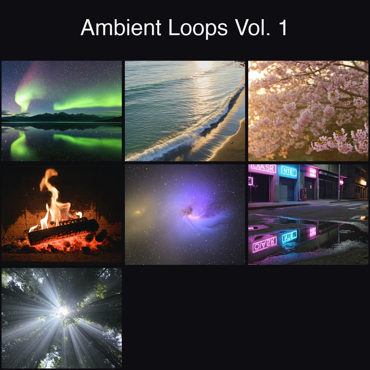 Ambient Loops Vol. 1 preview collage